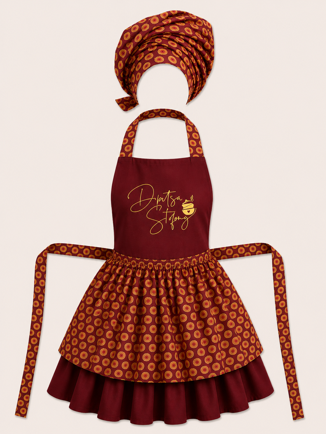 Premium Maroon Apron