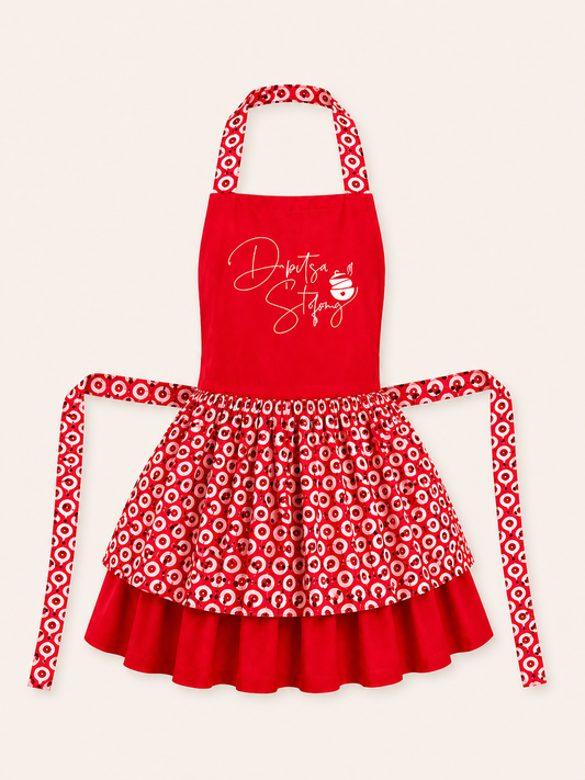 Premium Red Apron