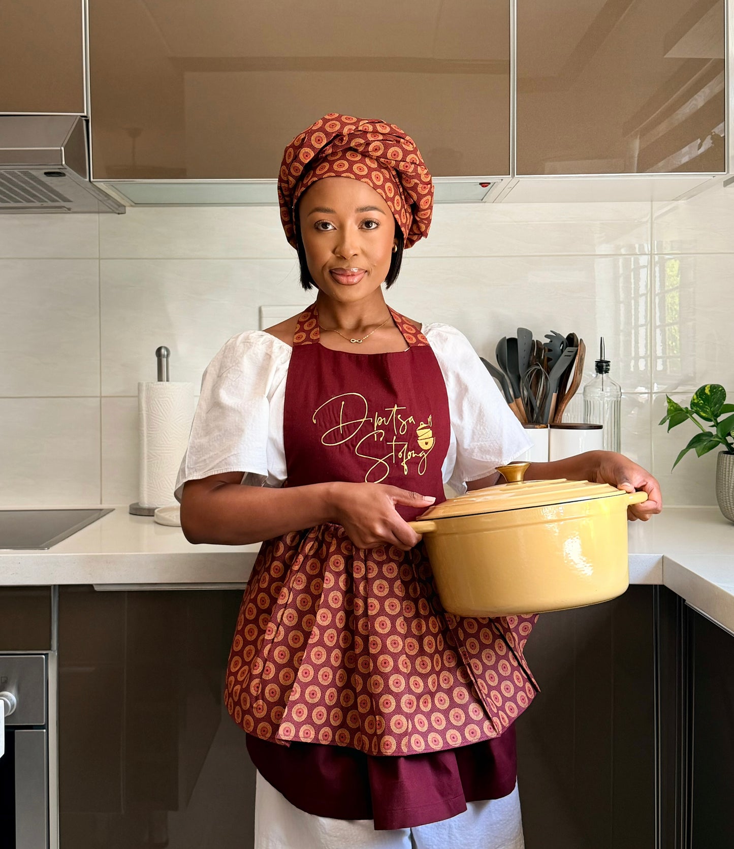 The Premium Maroon Apron